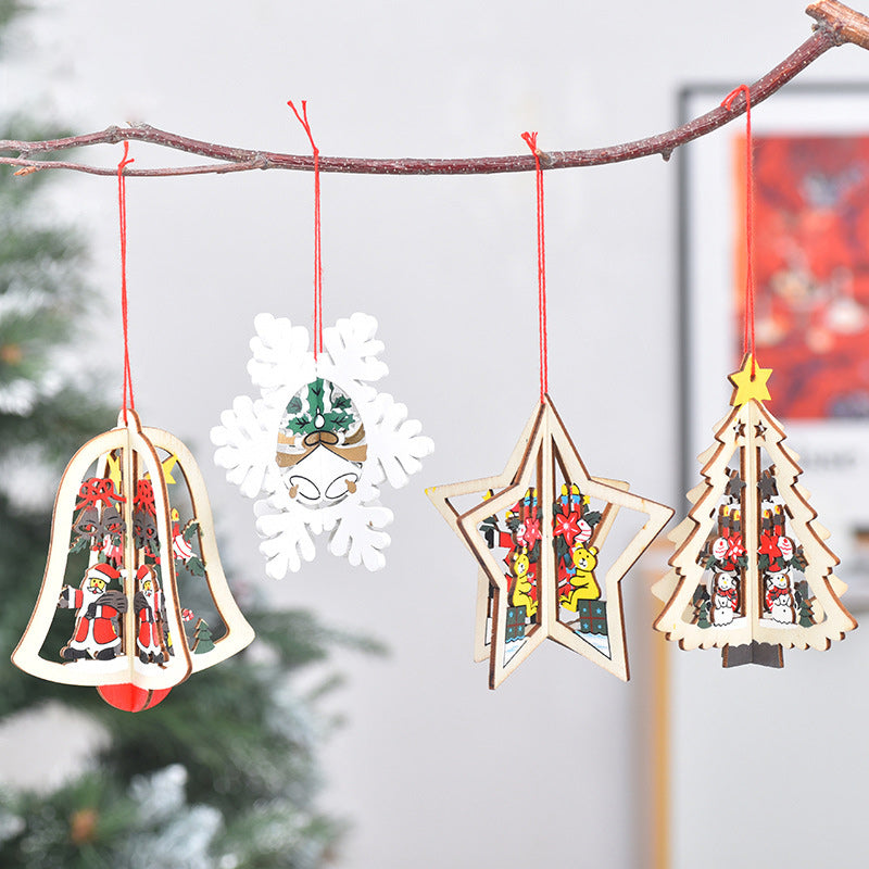 Yeouu | Christmas Wooden Pendant