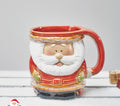 Yeouu | Santa Snowman Marker Ceramic Breakfast Mug