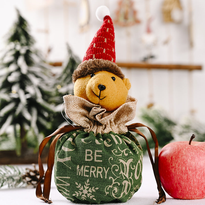 Cute Christmas figure with heart pouch Yeouu