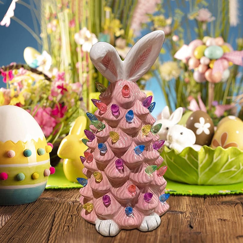 Yeouu | Christmas Pink Bunny Tree