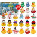 Yeouu | 24 Pcs Countdown Christmas Rubber Ducks Advent Calendar