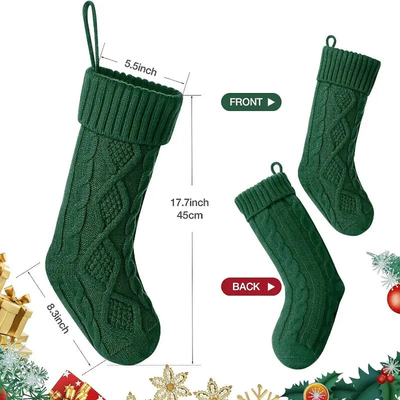 Yeouu | Knit Christmas Stockings