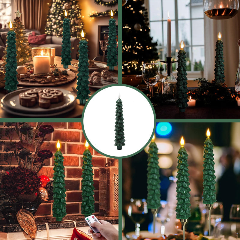 Yeouu | LED Christmas Tree Candles with Remote