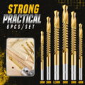 Yeouus | Titanium-coated high-speed steel bits with tags (6 pcs.)