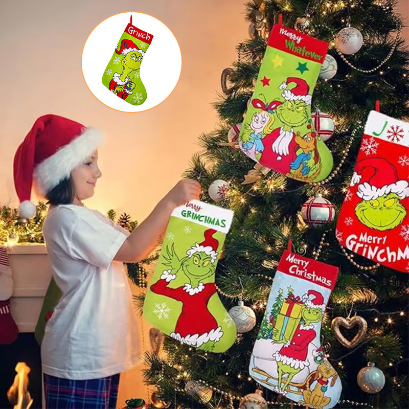 Yeouu | Green Christmas Stockings Christmas Decorations