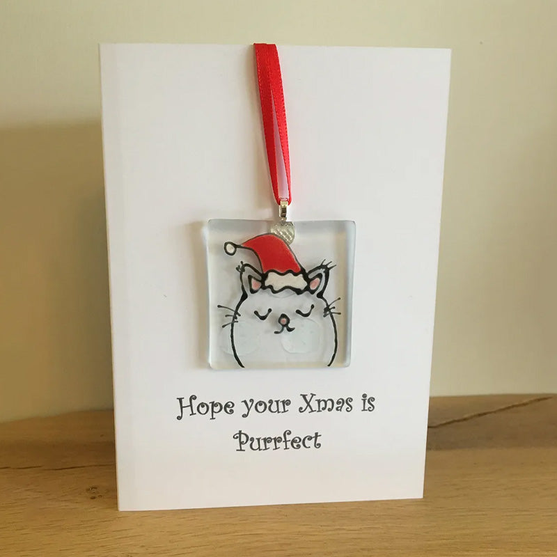 Yeouu | Handmade Christmas card ornaments