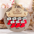 Christmas Ornament in Personalized Wood Design Yeouu