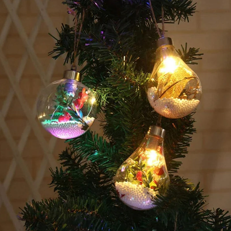 Yeouu | LED Micro Landscape Christmas Tree Deocr Bulbs