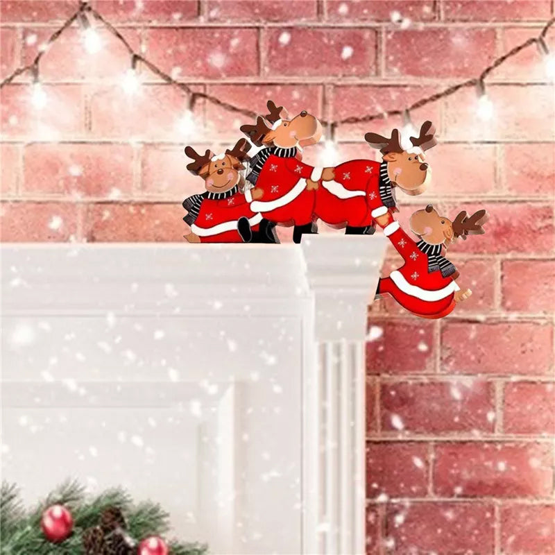Yeouu | Funny Christmas Door Frame Decorations