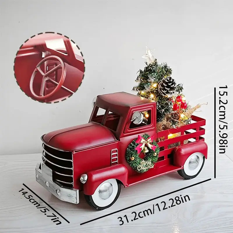 Yeouu | Christmas Truck with Twinkling Lights