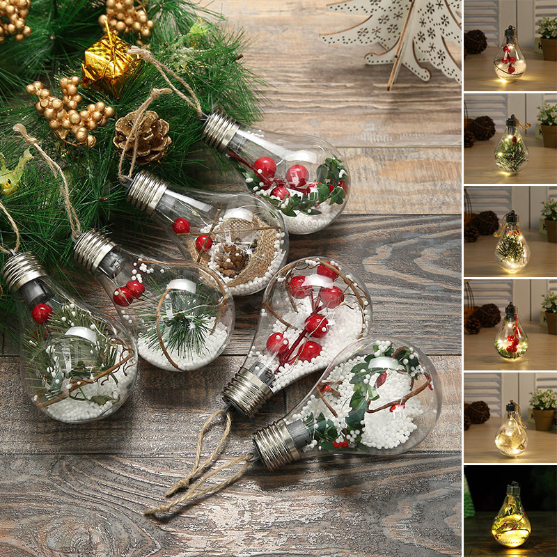 Yeouu | LED Micro Landscape Christmas Tree Deocr Bulbs