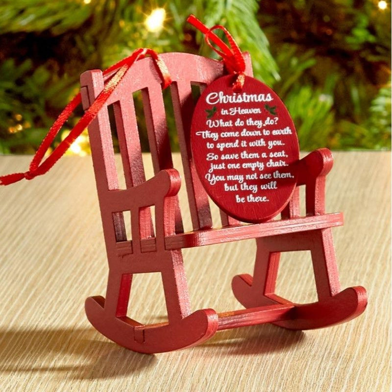 Yeouu | Christmas in Heaven Rocking Chair Ornaments
