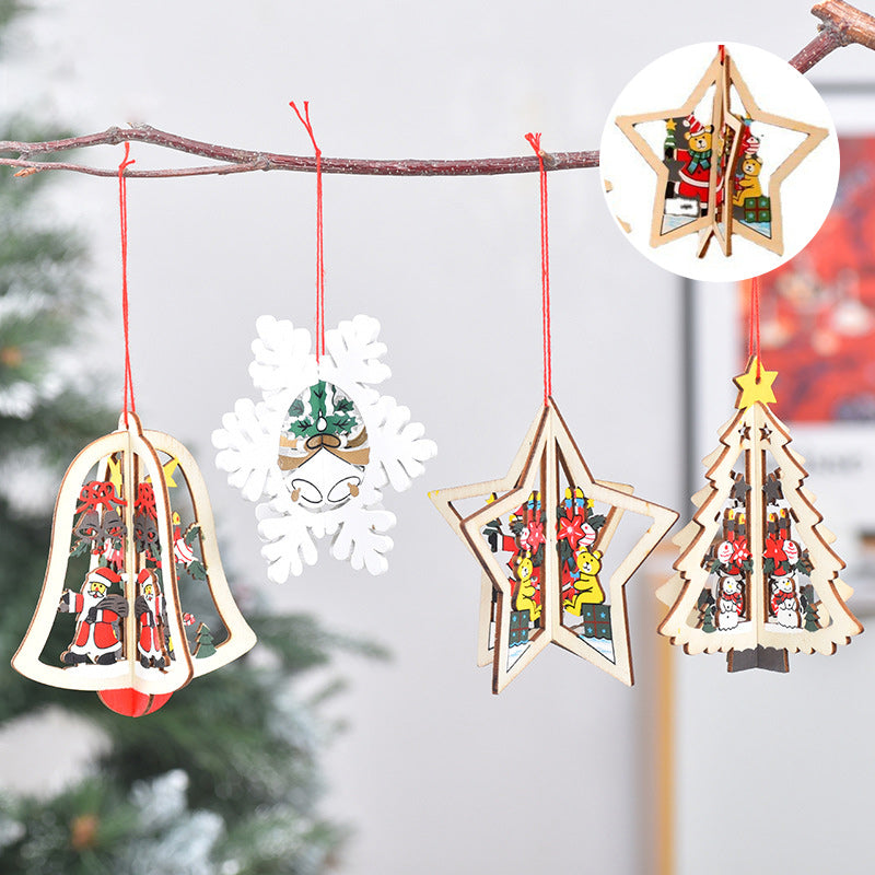 Yeouu | Christmas Wooden Pendant