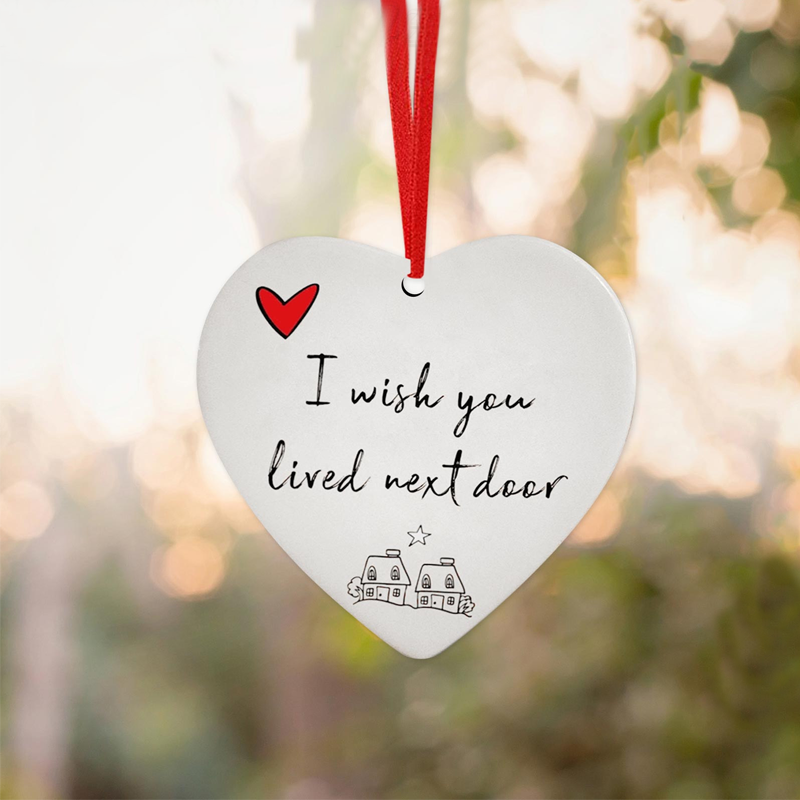 Yeouu | Christmas Heart Hanging Ornament