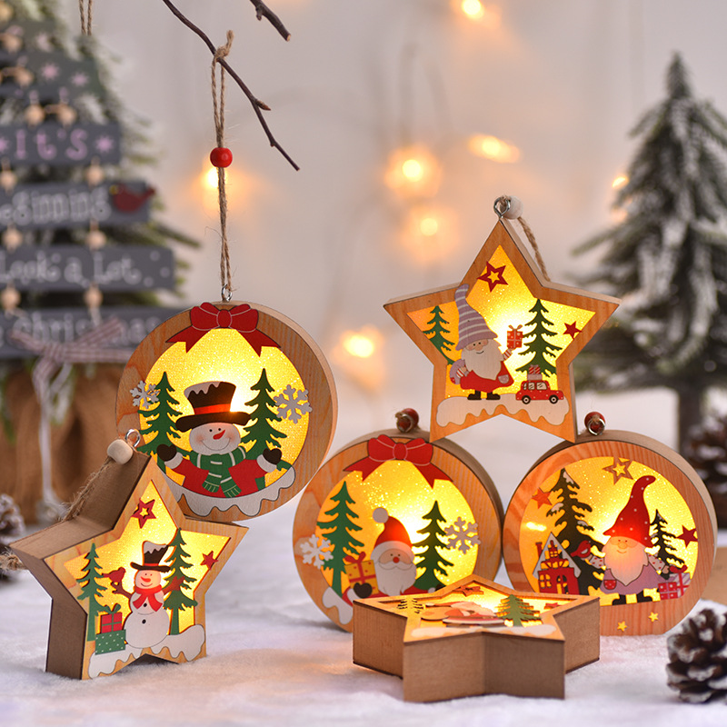 Yeouu | Christmas Tree Decoration Hanging Light Box