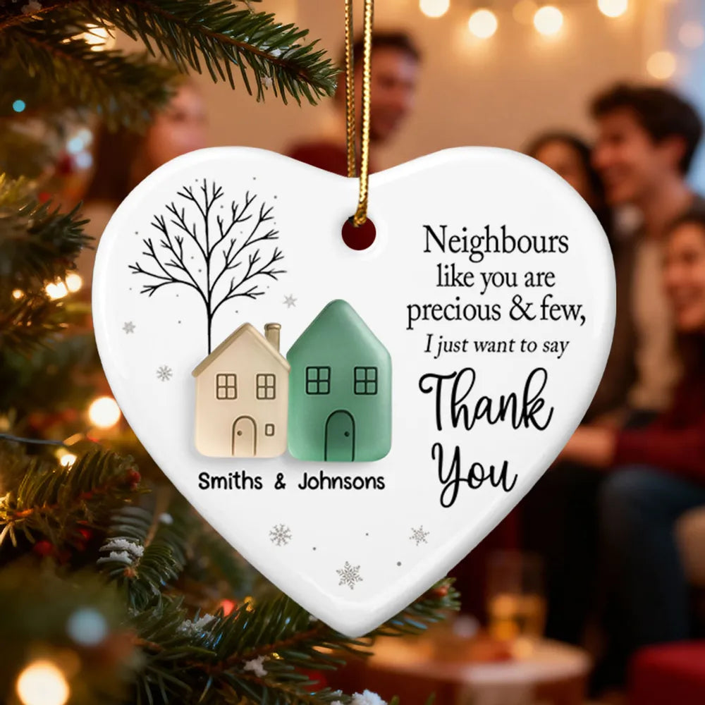 Personalized Neighbor Ornament – Custom Thank You Gift for Neighbors