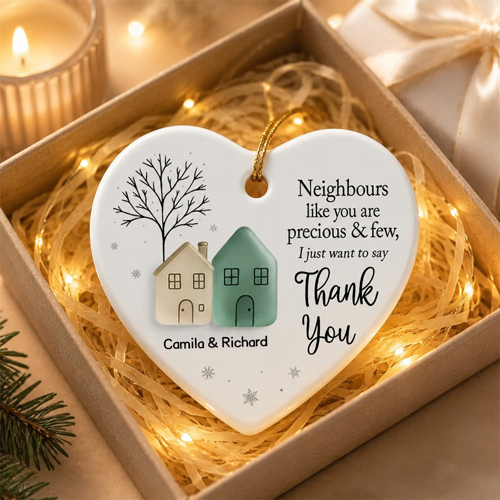 Personalized Neighbor Ornament – Custom Thank You Gift for Neighbors