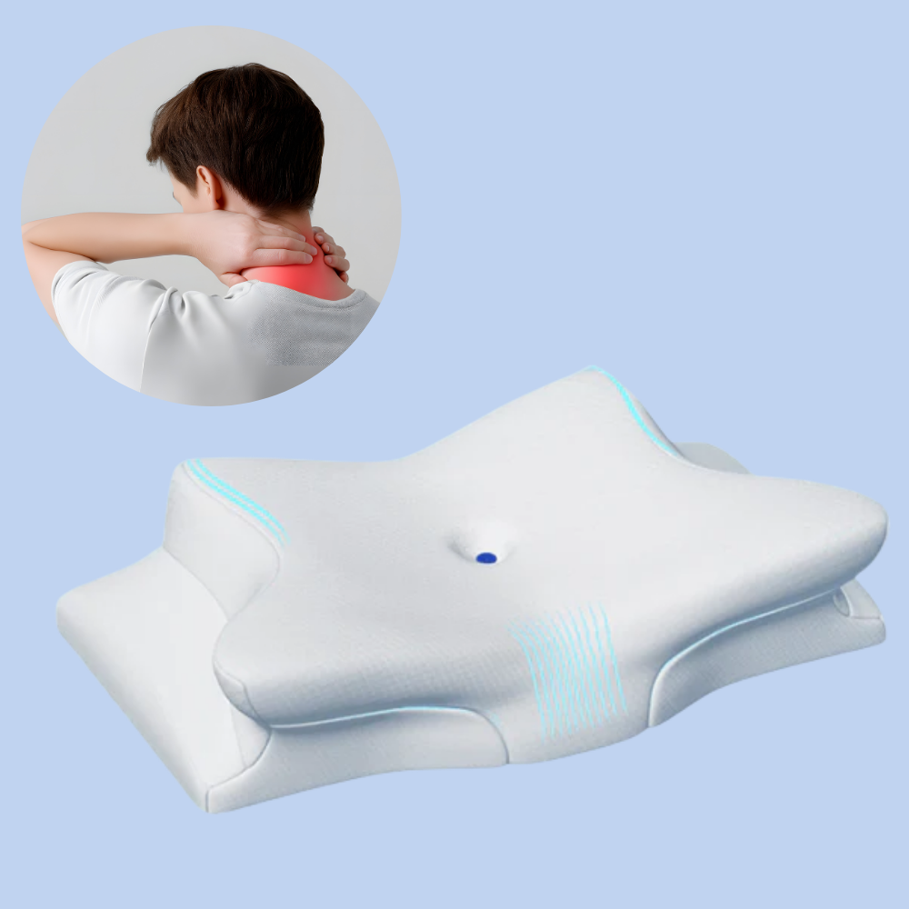 Yeouus | Cervical Pillow for Neck Pain Relief – Orthopedic Memory Foam Neck Support Pillow for Cervical, Shoulder & Back Alignment
