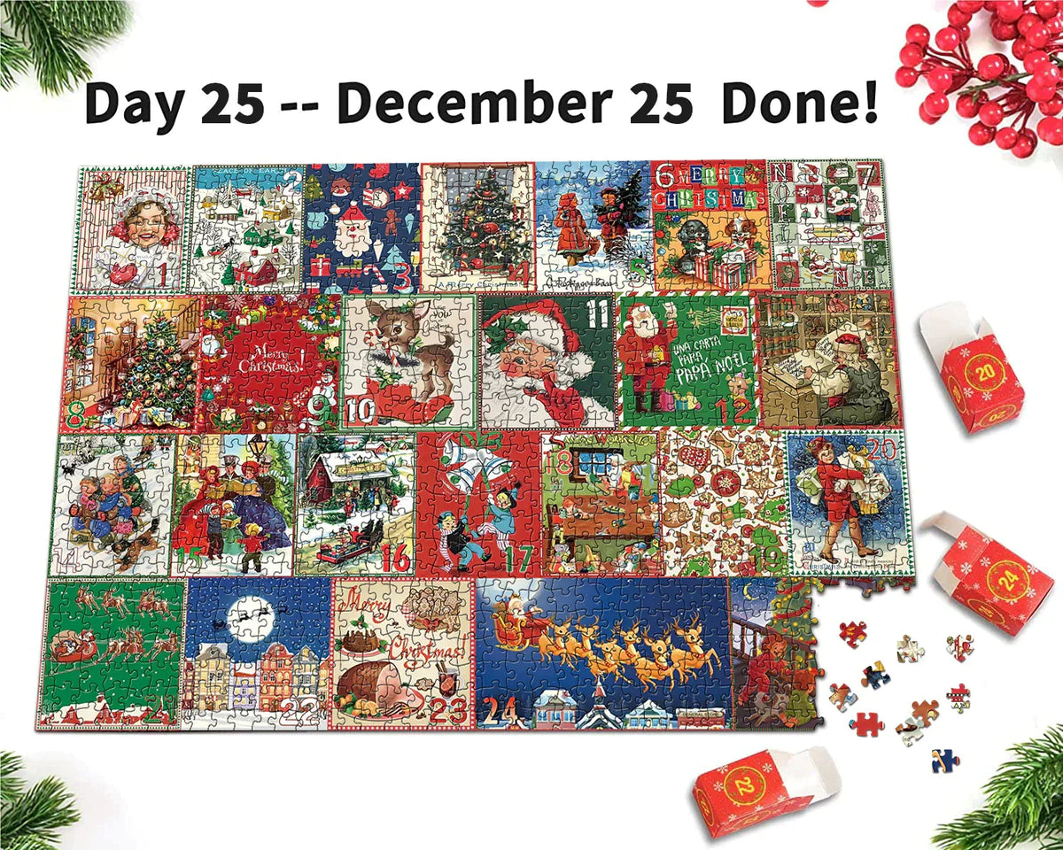 Yeouu | Christmas Advent Calendar Puzzle Game 1000 Pieces
