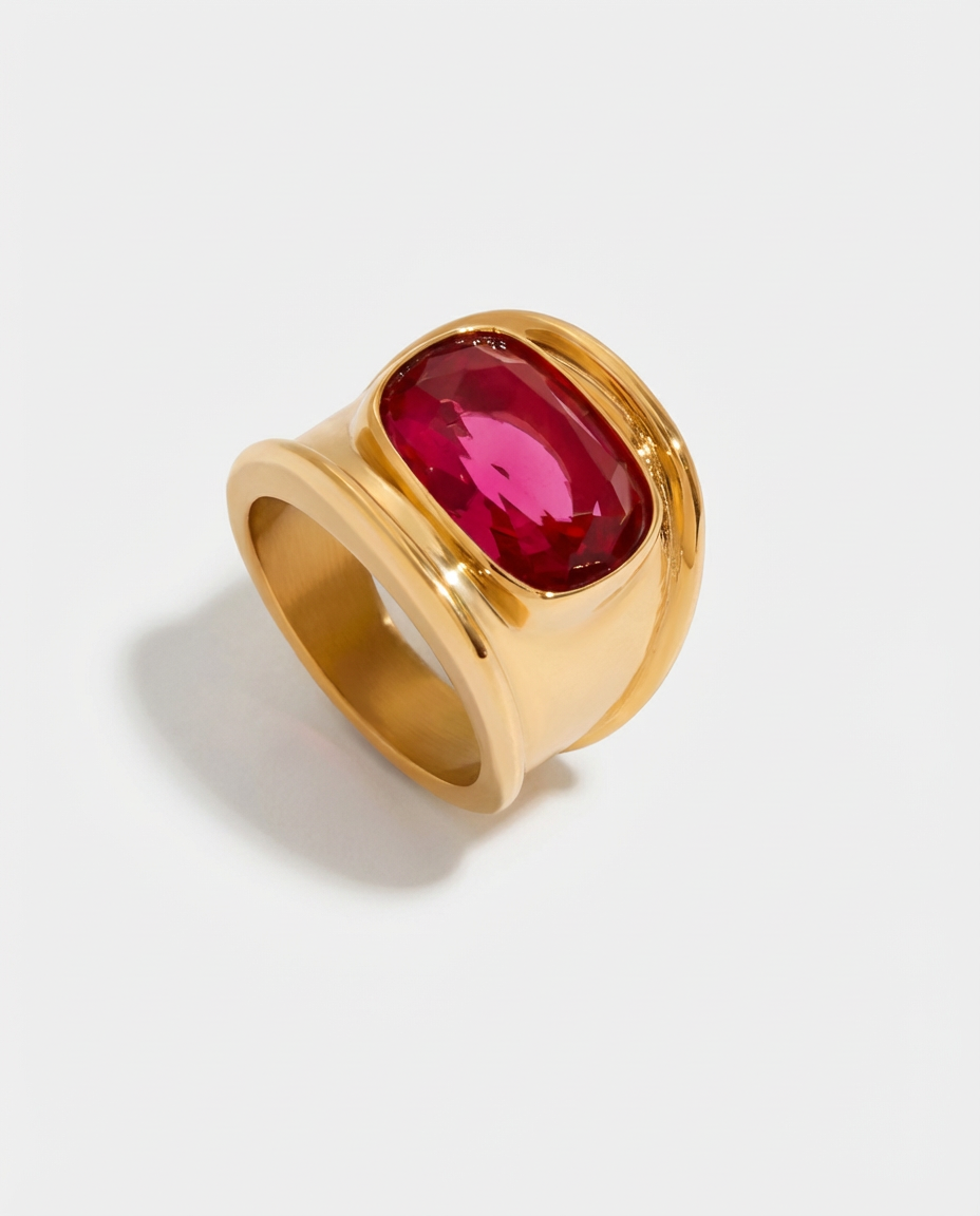 Ruby Dome Statement Ring