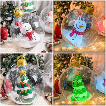 Yeouu | Inflatable Outdoor Christmas Ball With Lights (LED)