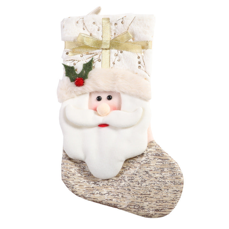 Yeouu | Nordic style white Christmas socks