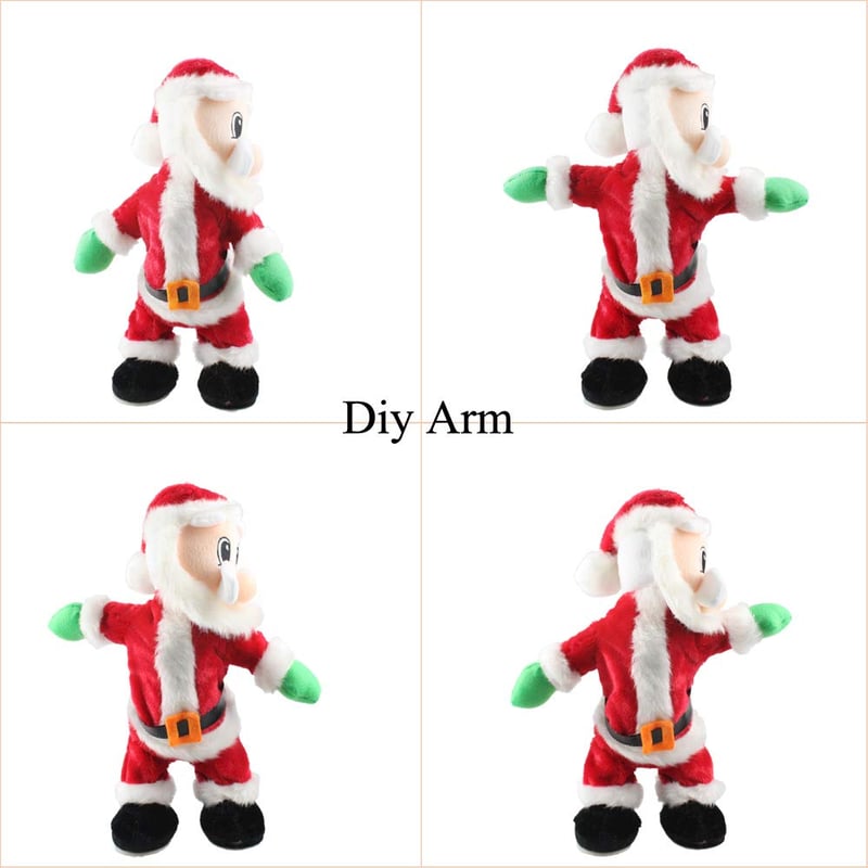 Yeouu | Dancing & Singing Santa Claus | Movable Santa Figure with Music | Fun Christmas Decoration & Gift Idea