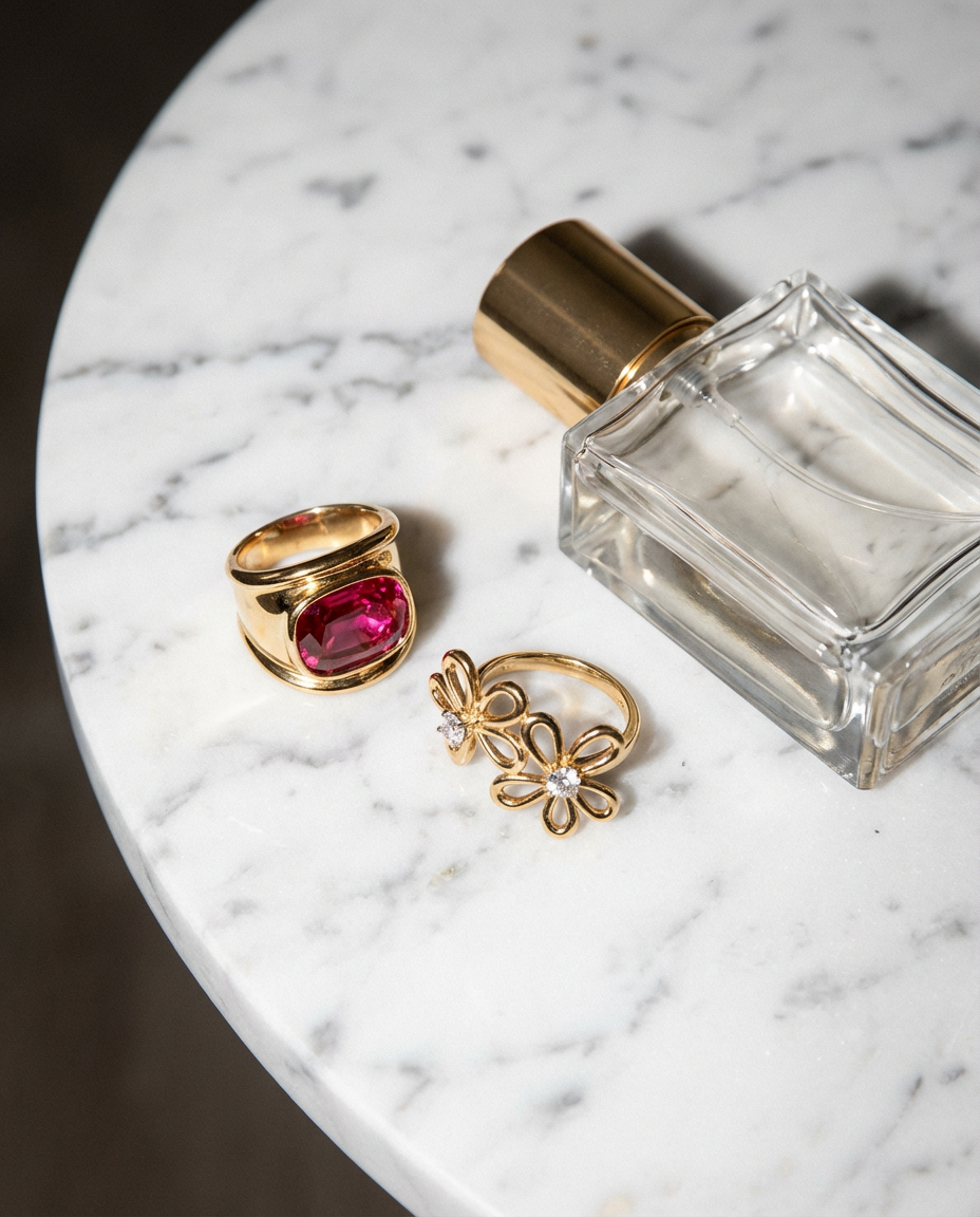 Ruby Dome Statement Ring
