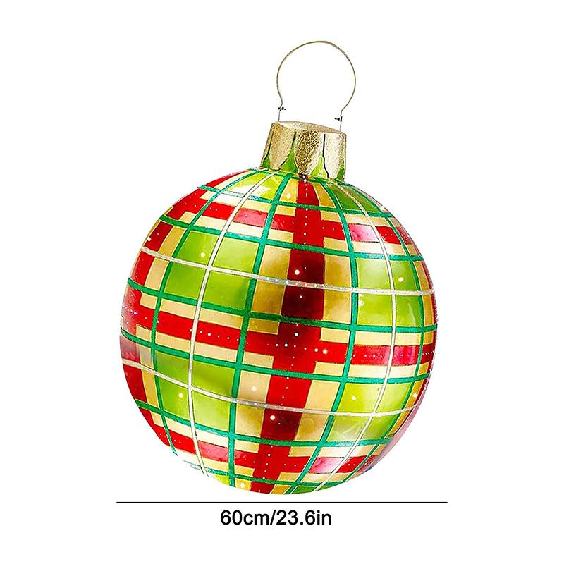 Yeouu | Inflatable Christmas Ball Outdoor Decorated