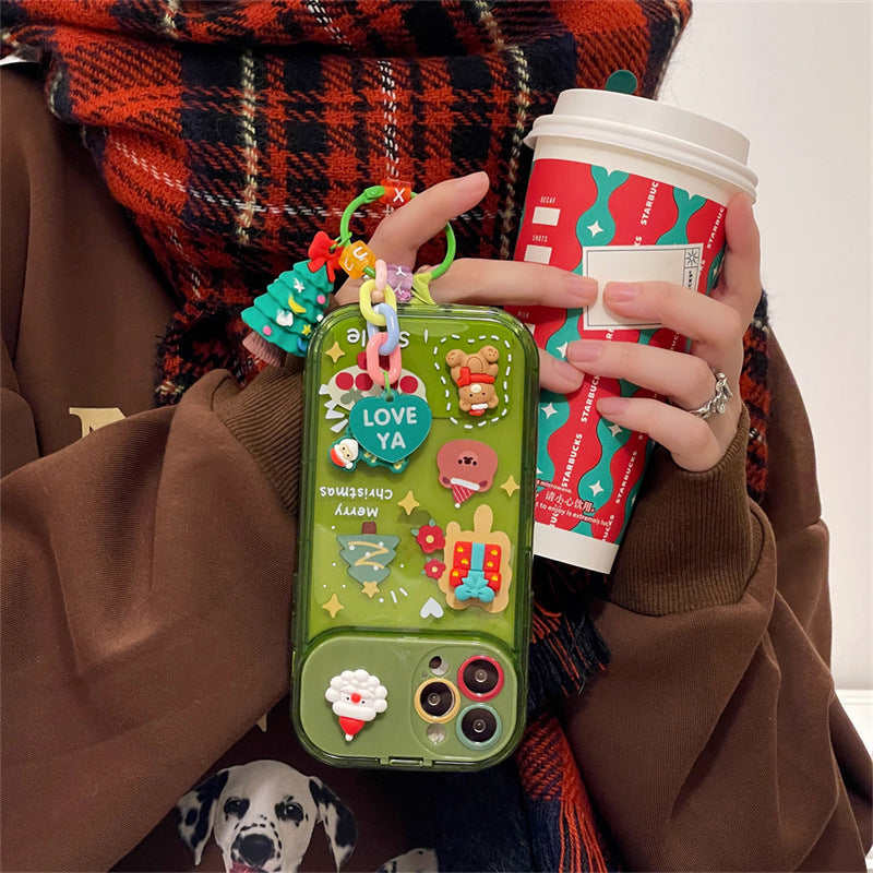 Yeouu | Christmas Tree Pendant iPhone Cover with Mirror
