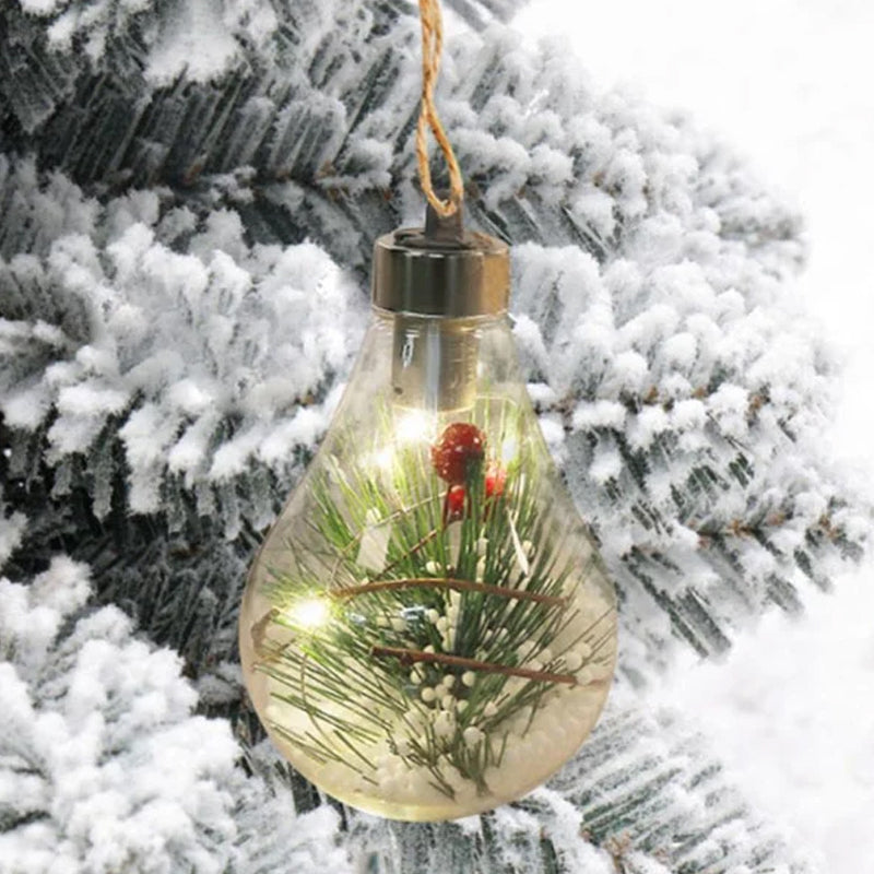 Yeouu | LED Micro Landscape Christmas Tree Deocr Bulbs