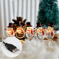 Yeouu | Christmas Christmas Snowman Modeling Decorative String Lights