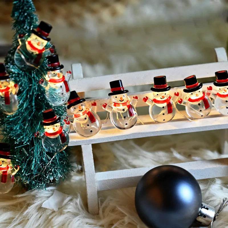 Yeouu | Christmas Christmas Snowman Modeling Decorative String Lights
