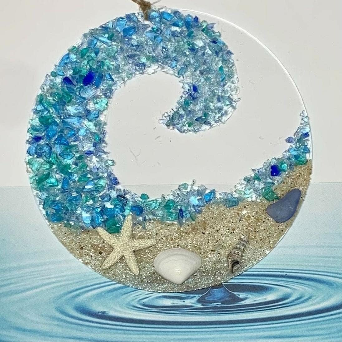 Christmas Tree Beach Ornament