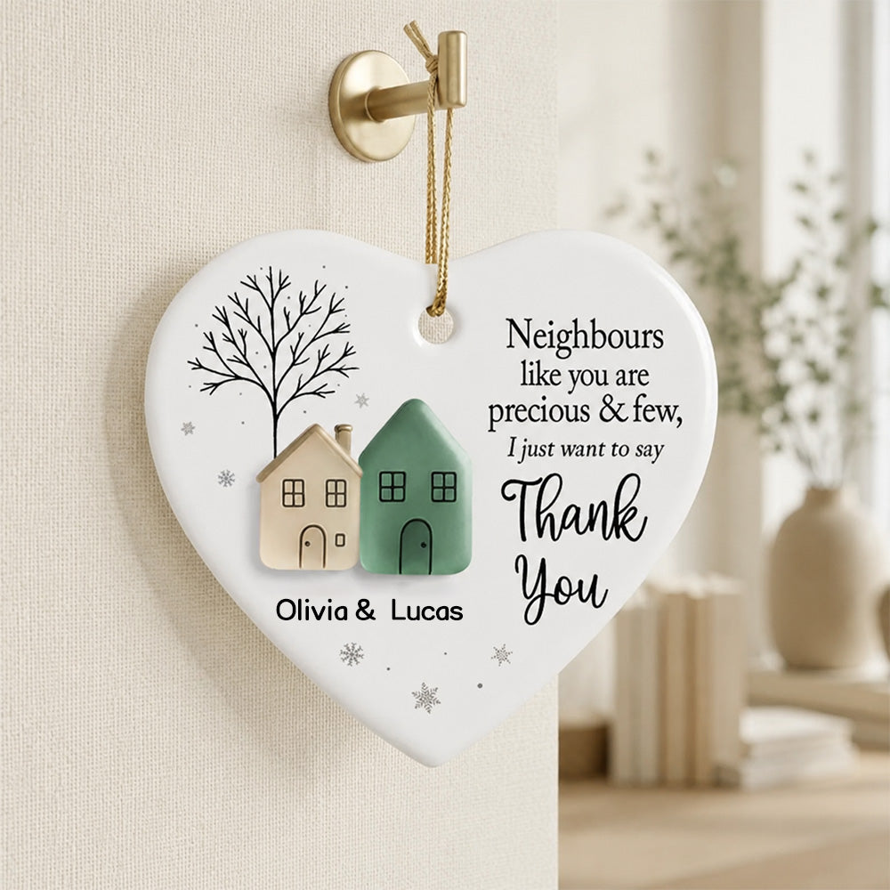 Personalized Neighbor Ornament – Custom Thank You Gift for Neighbors