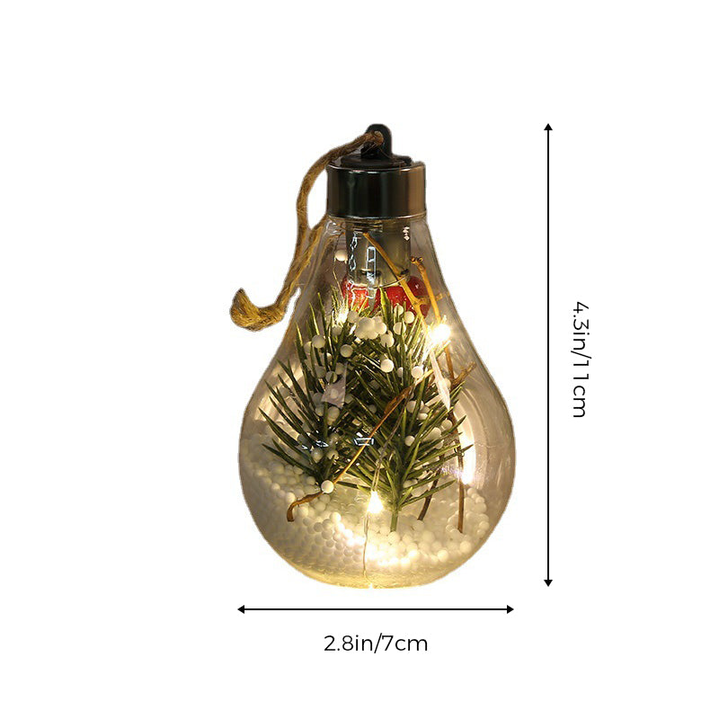Yeouu | LED Micro Landscape Christmas Tree Deocr Bulbs