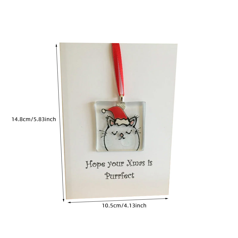 Yeouu | Handmade Christmas card ornaments