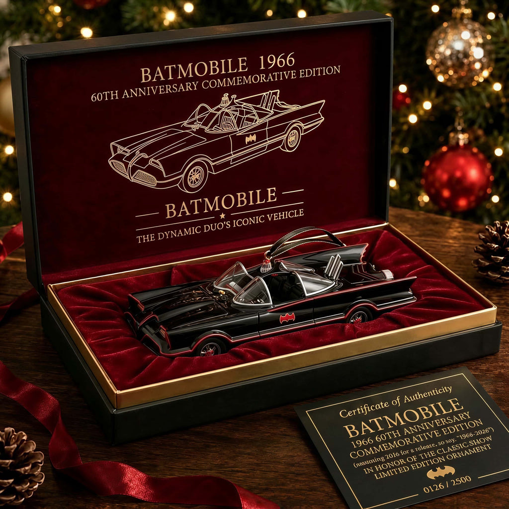 Batmobile 60th Anniversary Edition Christmas Ornament