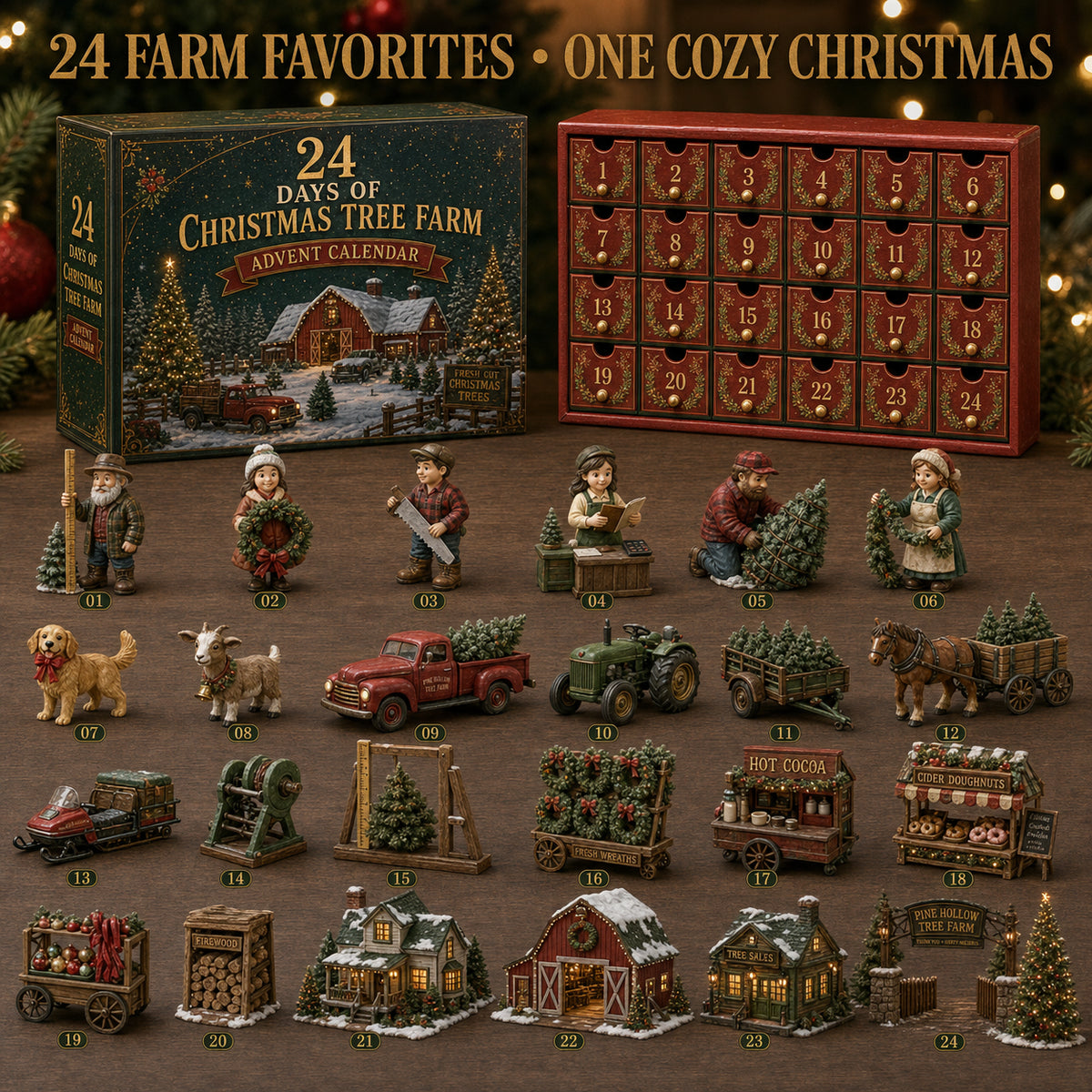 24 Days Of Christmas Tree Farm Advent Calendar