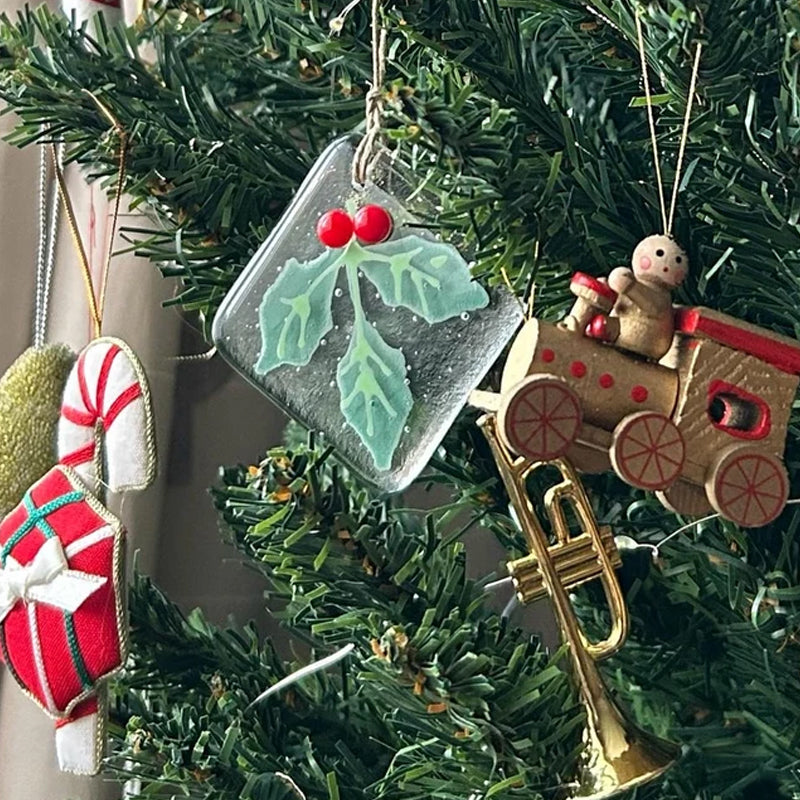 Yeouu | Fused Glass Christmas Tree Decoration