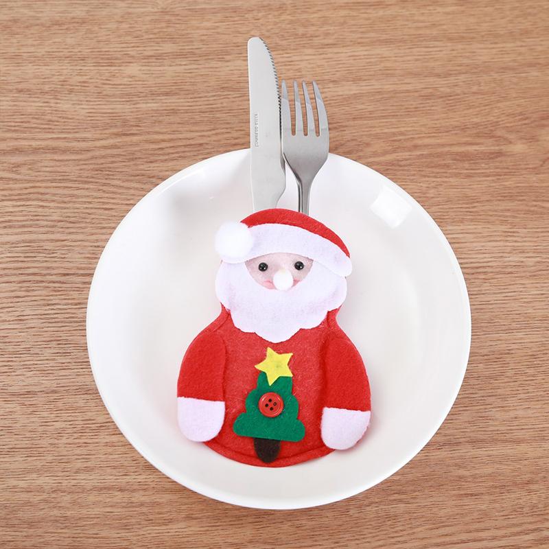 Yeouu | Christmas Tableware Holders Set (12 PCs)