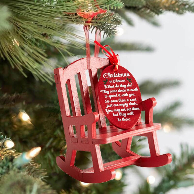Yeouu | Christmas in Heaven Rocking Chair Ornaments