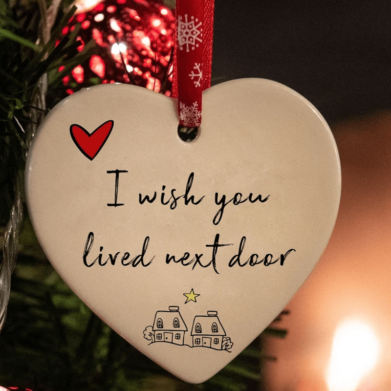 Yeouu | Christmas Heart Hanging Ornament