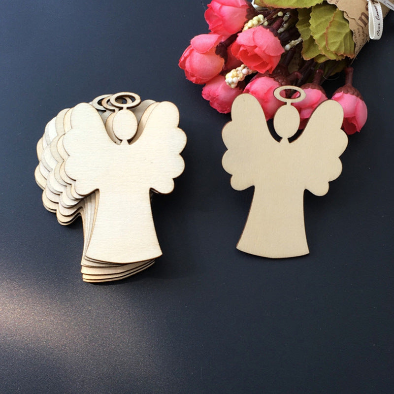 Yeouu | Christmas Tree Decorations Laser Engraved Wood Chips