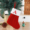 Yeouu | Cute Letters Christmas Stockings Decorative Creative Tree Pendant Wool Knitted Socks