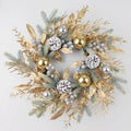 Yeouu | Golden Christmas Plastic Wire Garland Rattan Decorations