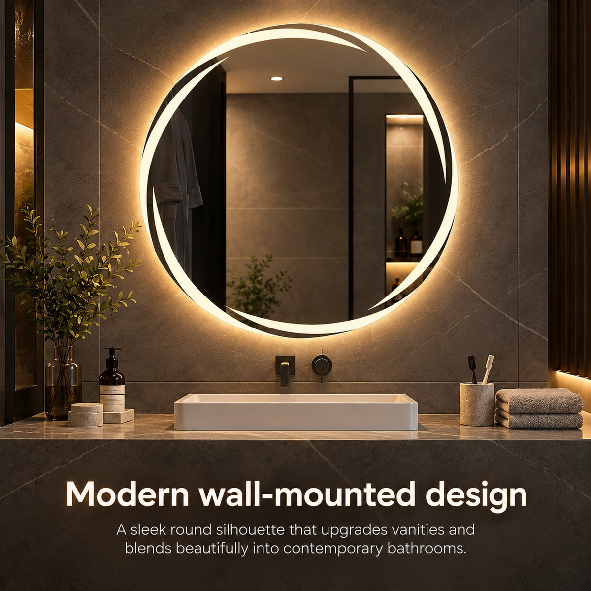 Morning Glow Artsy Smart LED Mirror