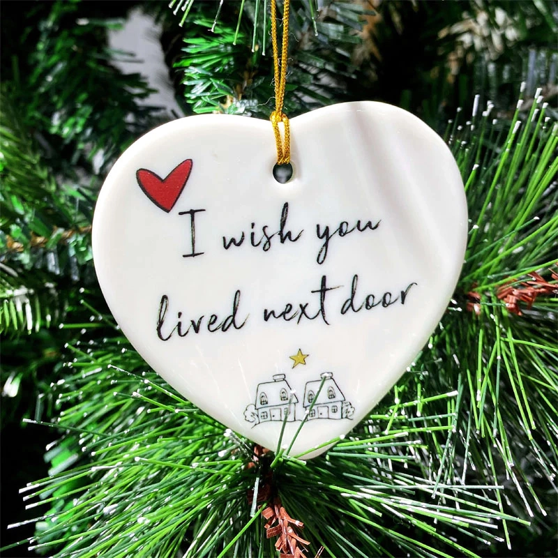 Yeouu | Christmas Heart Hanging Ornament