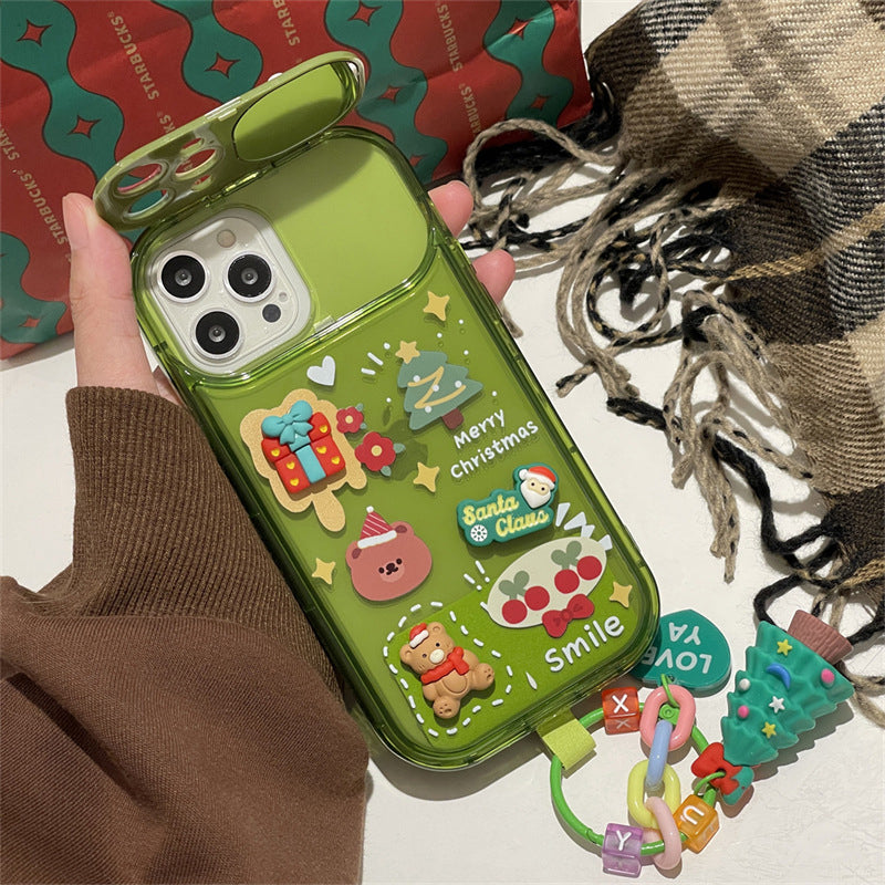 Yeouu | Christmas Tree Pendant iPhone Cover with Mirror