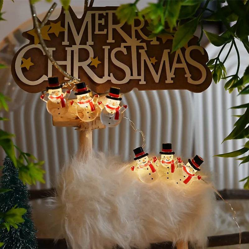 Yeouu | Christmas Christmas Snowman Modeling Decorative String Lights